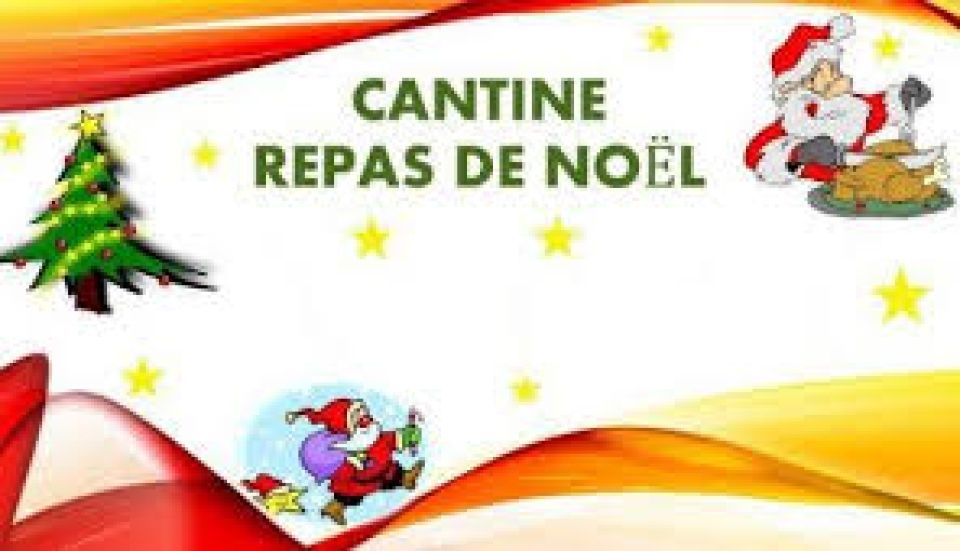 LE 19/12 : REPAS DE NOEL DES ECOLES